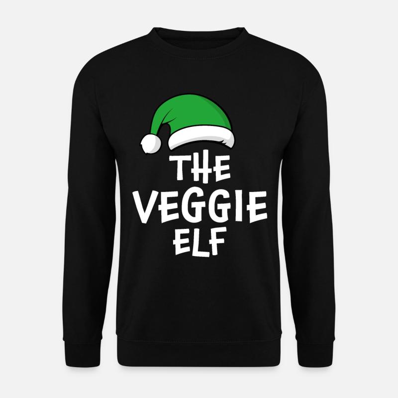 L’elfe végétarien - Sweat-shirt Unisexe - noir