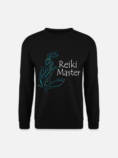 Reiki Meister Energie Spirituell Meditation Chakra - Unisex Pullover - Schwarz