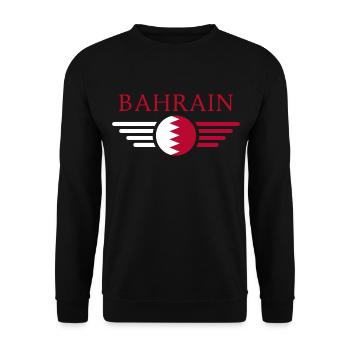 J’aime Bahreïn, T-shirt design de style élégance - Sweat-shirt Unisexe - noir - Devant - Alina (178cm) & Michal (187cm)