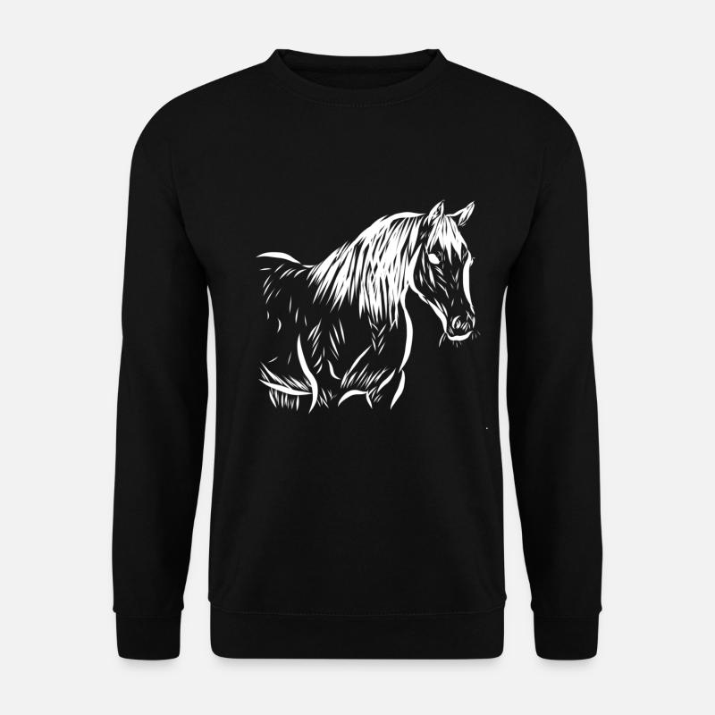 Cheval - Sweat-shirt Unisexe - noir