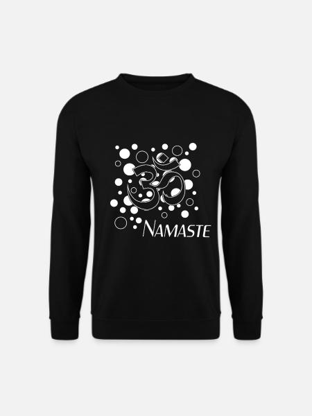 Namaste - Unisex Pullover - Schwarz