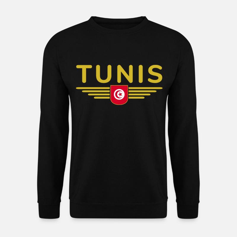 Tunis Design – Für Hauptstadtliebhaber - Unisex Pullover - Schwarz