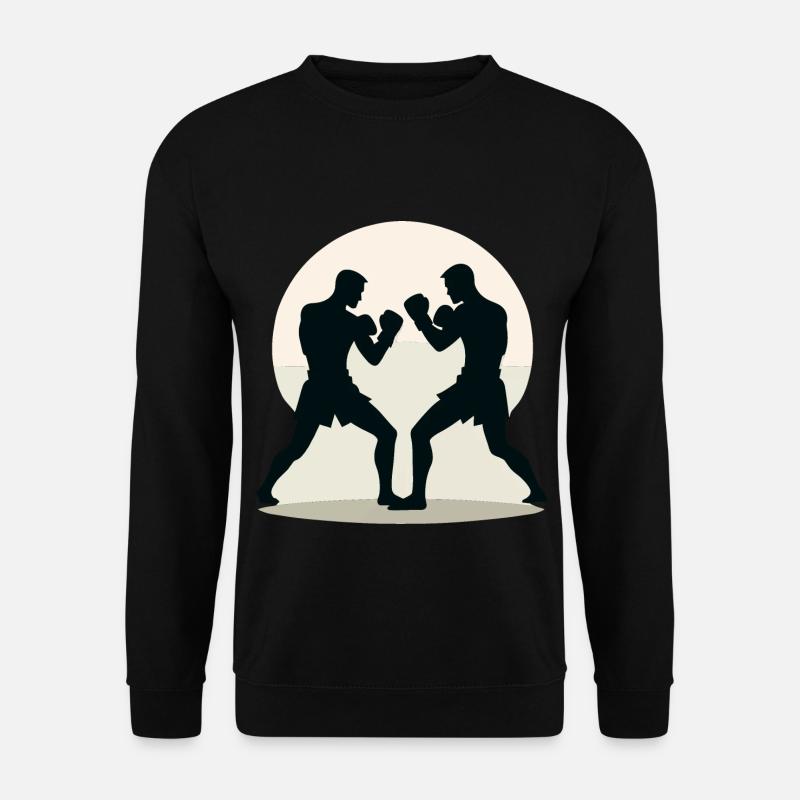 Kickboxen Kickboxer - Unisex Pullover - Schwarz
