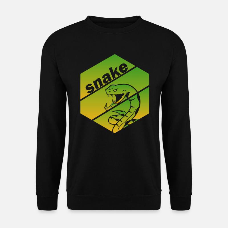 Rattlesnake Snake Snakebite Snaketooth - Unisex Sweatshirt - black