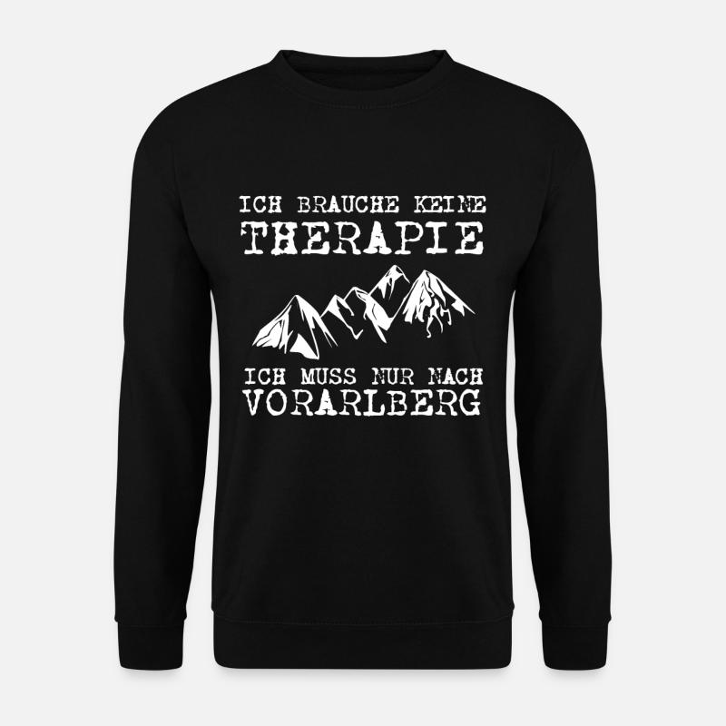 Vorarlberg - Sweat-shirt Unisexe - noir
