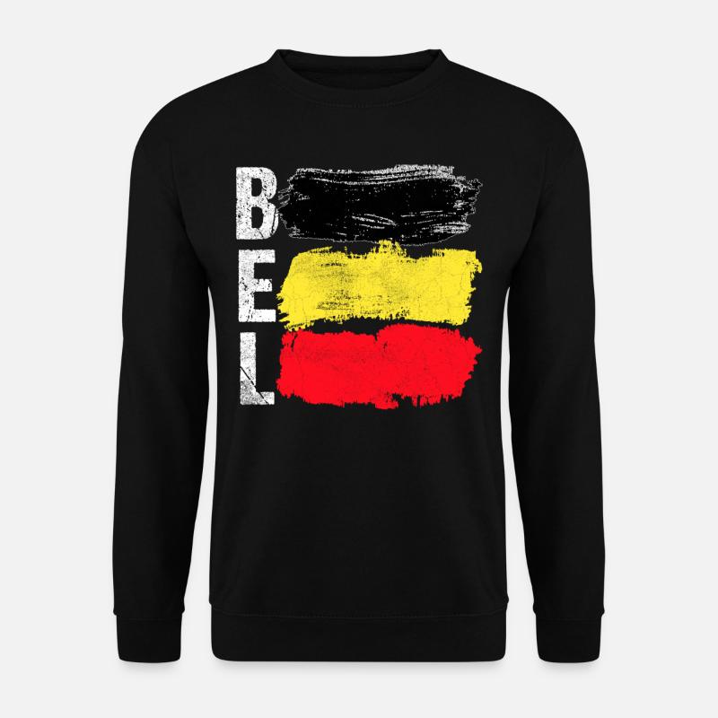 Belgien - Unisex Pullover - Schwarz