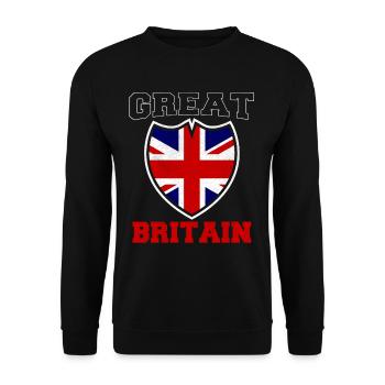 England Großbritannien - Unisex Pullover - Schwarz - Vorne - Alina (178cm) & Michal (187cm)