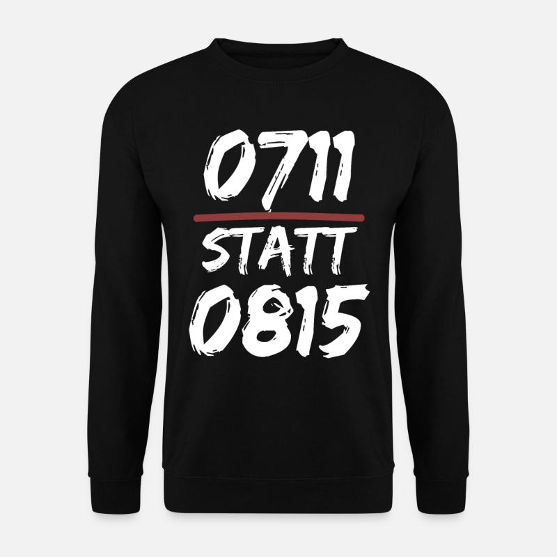 0711 instead of 0815 - Unisex Sweatshirt - black