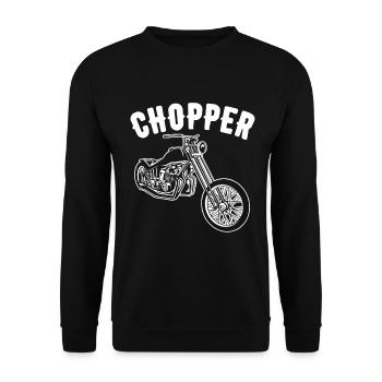 Chopper shirt - Unisex Sweatshirt - black - Front - Alina (178cm) & Michal (187cm)