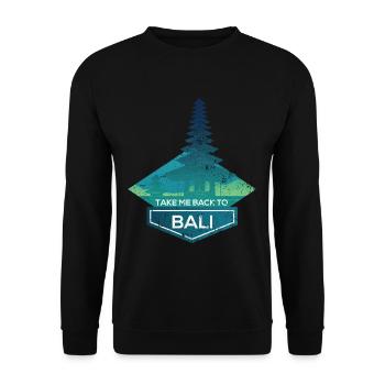Bali - Unisex Pullover - Schwarz - Vorne - Alina (178cm) & Michal (187cm)