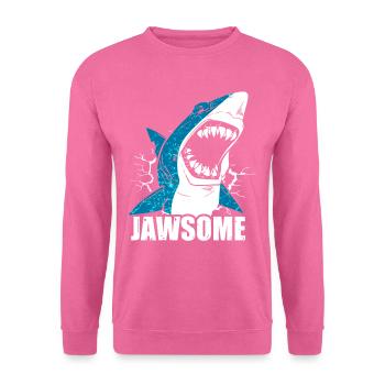Hai Haifisch - Unisex Pullover - Pink - Vorne