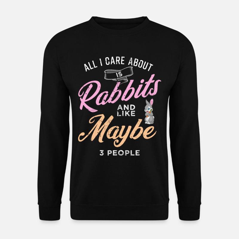 rabbit - Unisex Sweatshirt - black