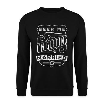 Bachelor Party JGA - Sweat-shirt Unisexe - noir - Devant - Alina (178cm) & Michal (187cm)