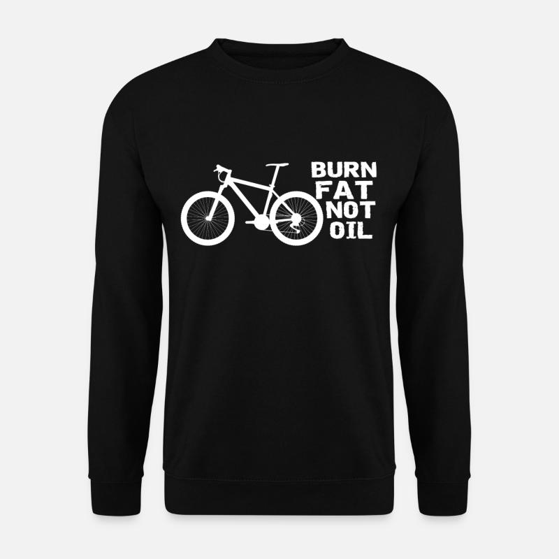 Burn fat Not Oil - Unisex Pullover - Schwarz