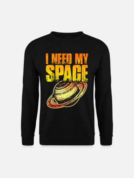 Cool Saturn design - Unisex Sweatshirt - black