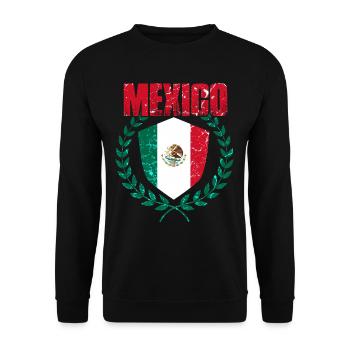 Mexiko - Unisex Pullover - Schwarz - Vorne - Alina (178cm) & Michal (187cm)