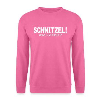 Schnitzel! Quoi d'autre? - Sweat-shirt Unisexe - rose - Devant