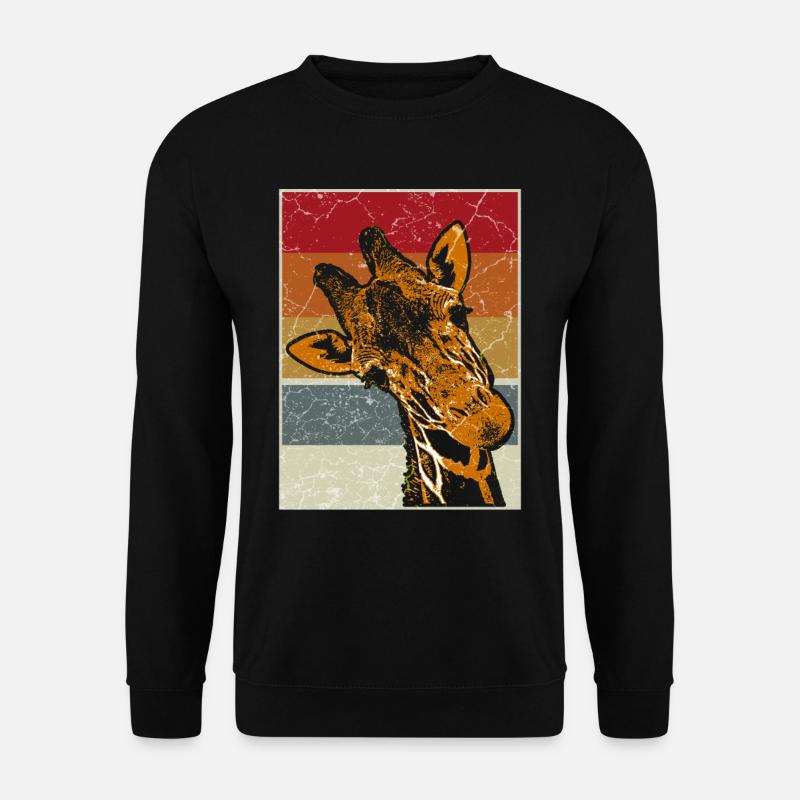 girafe - Sweat-shirt Unisexe - noir