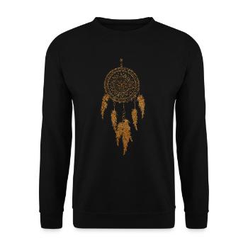 dream catcher - Unisex Sweatshirt - black - Front - Alina (178cm) & Michal (187cm)