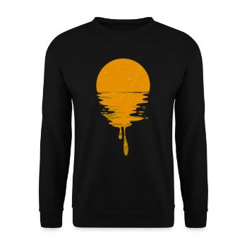 Lever du soleil - Sweat-shirt Unisexe - noir - Devant - Alina (178cm) & Michal (187cm)