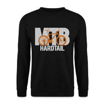 MTB hardtail - Unisex Pullover - Schwarz - Vorne - Alina (178cm) & Michal (187cm)