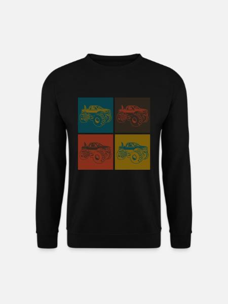 Monstertruck - Unisex Pullover - Schwarz