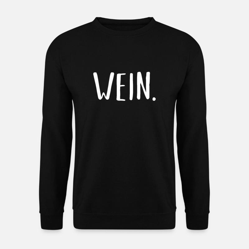 Wein - Unisex Pullover - Schwarz