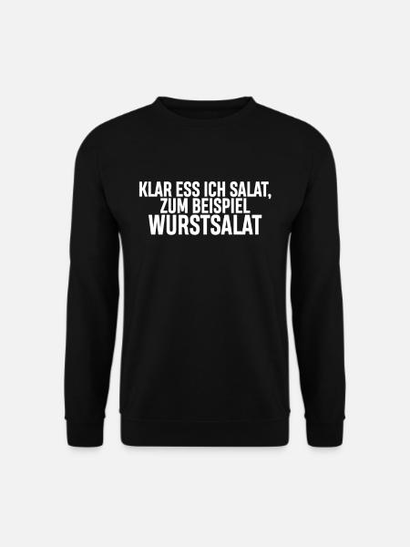Wurstsalat - Unisex Pullover - Schwarz