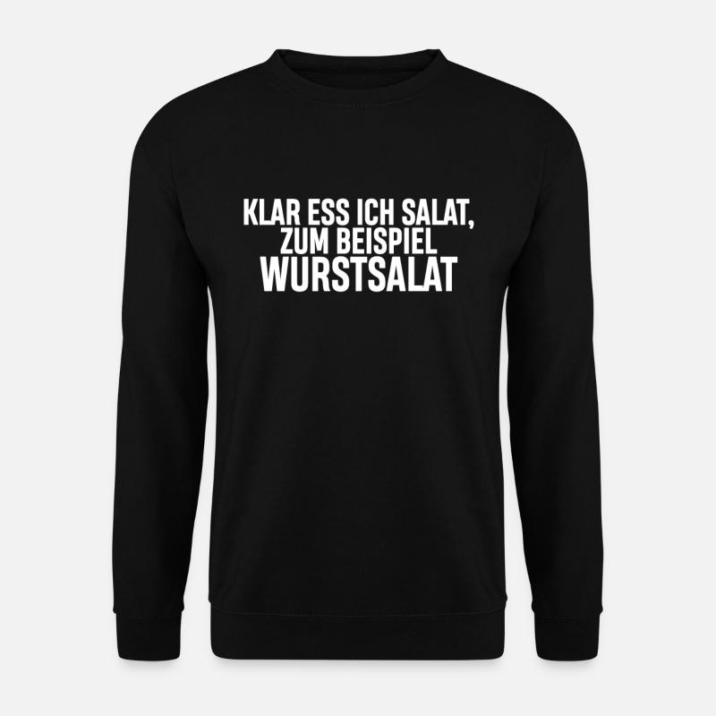 Wurstsalat - Unisex Pullover - Schwarz