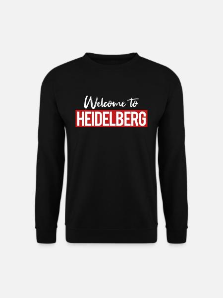 Welcome To Heidelberg - Unisex Pullover - Schwarz