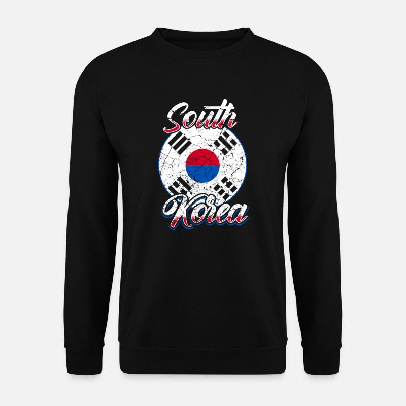 Südkorea Korea Koreaner Koreanerin - Unisex Pullover - Schwarz