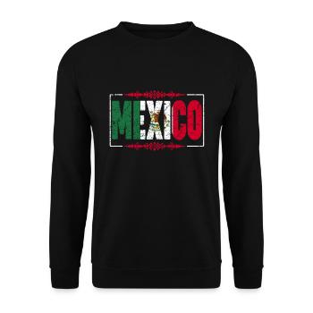 Mexiko - Unisex Pullover - Schwarz - Vorne - Alina (178cm) & Michal (187cm)