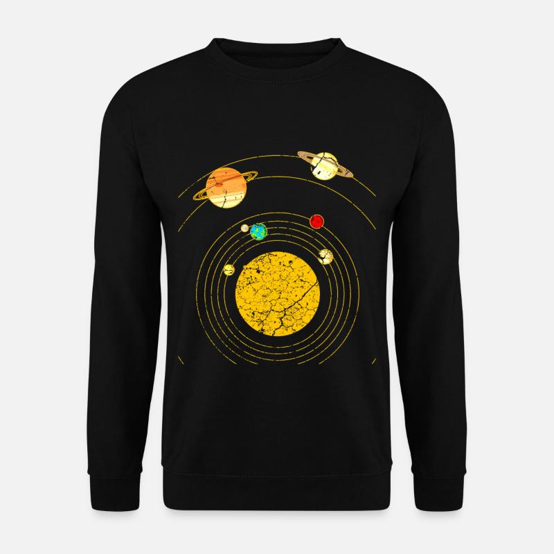Système solaire - Sweat-shirt Unisexe - noir