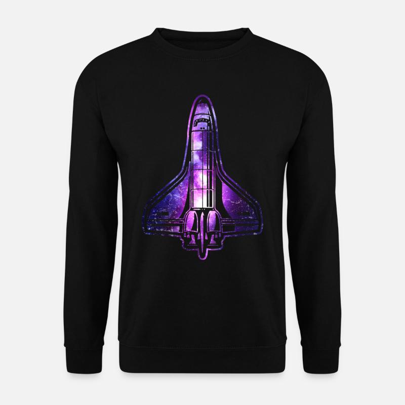 Space Shuttle Rocket Spacecraft - Unisex Sweatshirt - black