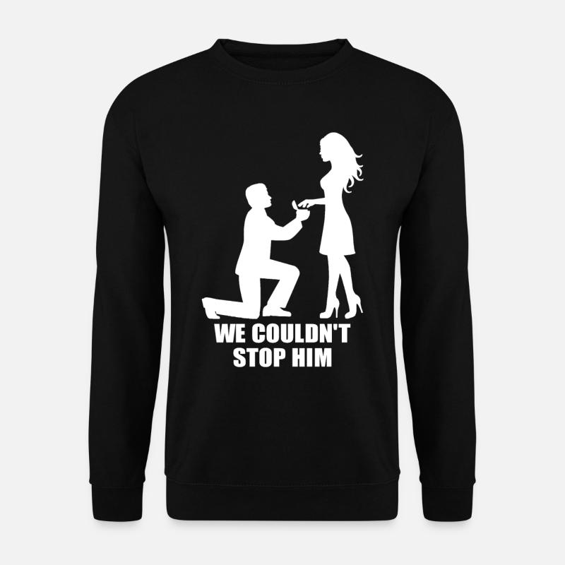 Junggeselle Junggesellenparty Junggesellenabschied - Unisex Pullover - Schwarz
