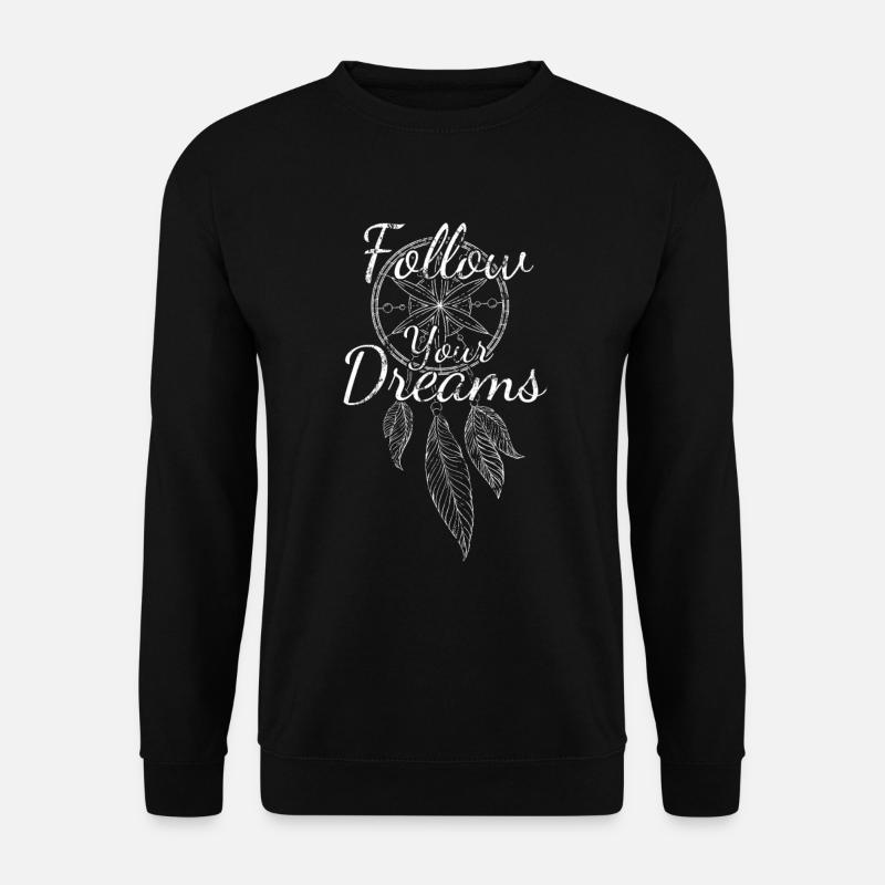 Traumfänger Traum Indianer - Unisex Pullover - Schwarz
