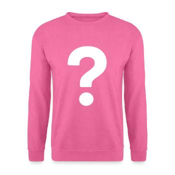 Question mark - Unisex Sweatshirt - pink - Front