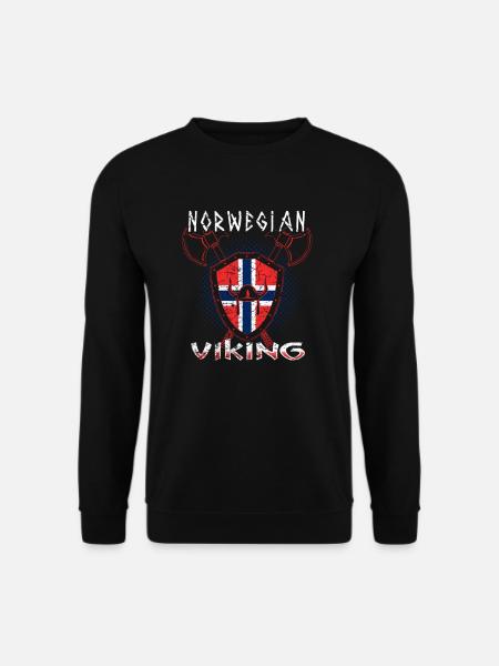 Norwegian viking - Unisex Sweatshirt - black