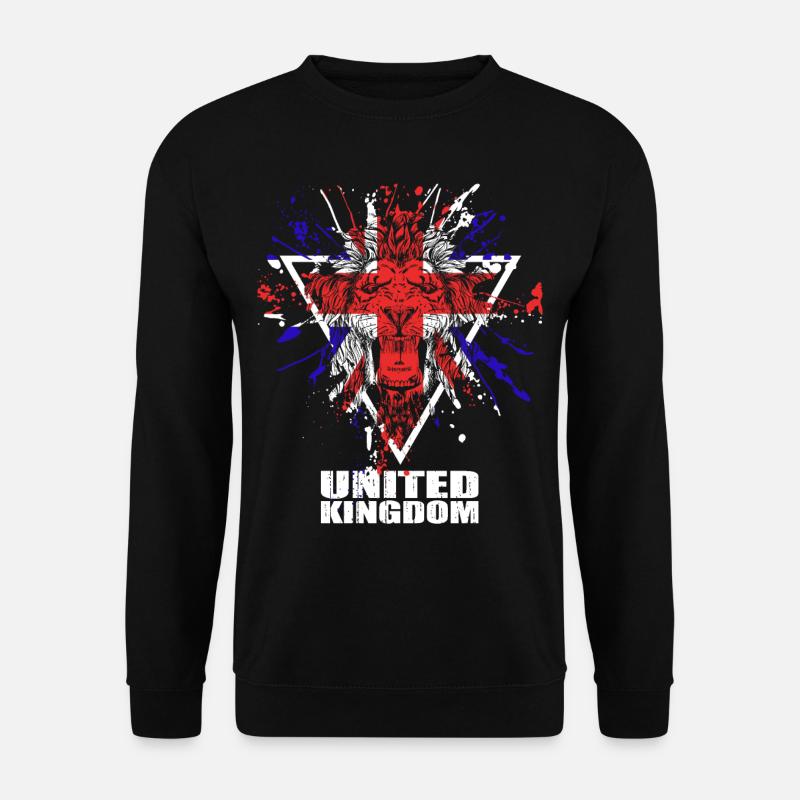 United Kingdom UK Union Jack - Unisex Pullover - Schwarz