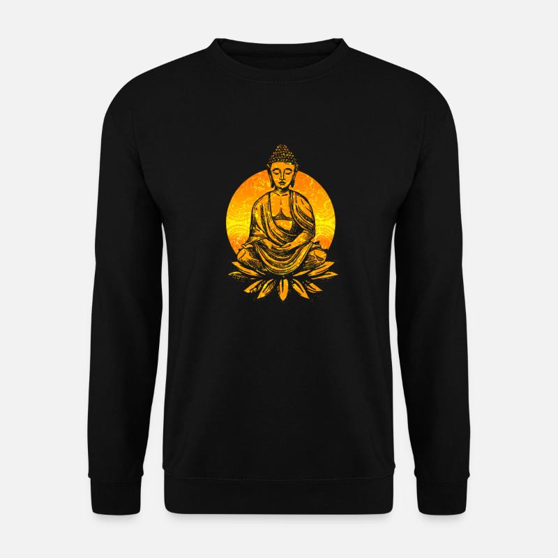 Buddha Buddhism - Unisex Sweatshirt - black