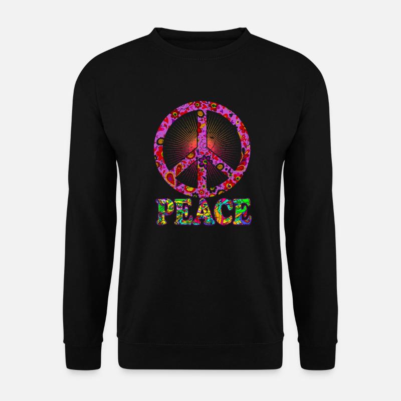 Peace - Unisex Pullover - Schwarz