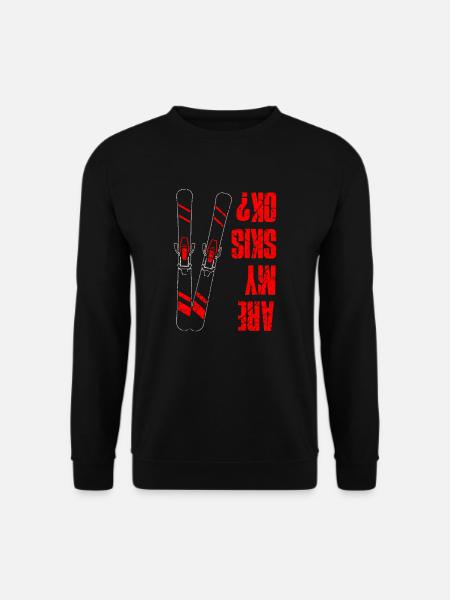 Skieur skieur skieur skieur - Sweat-shirt Unisexe - noir