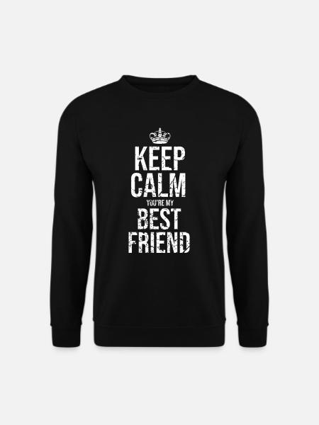 Bester Freund Beste Freundin - Unisex Pullover - Schwarz