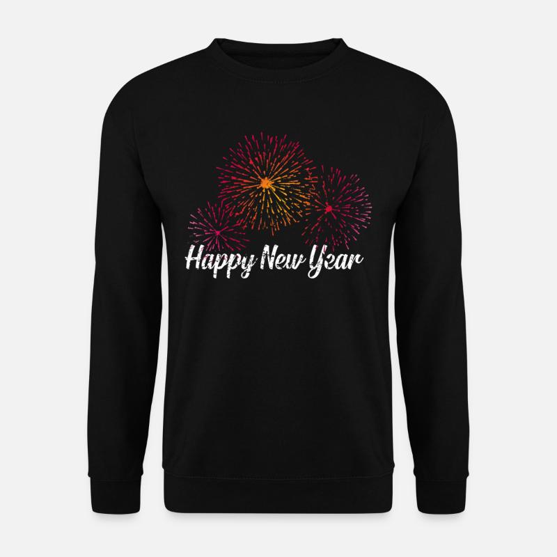 Happy New Year - Unisex Pullover - Schwarz