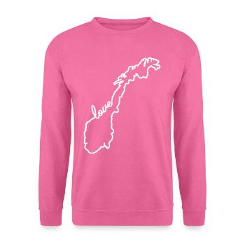 Norwegen - Unisex Pullover - Pink - Vorne