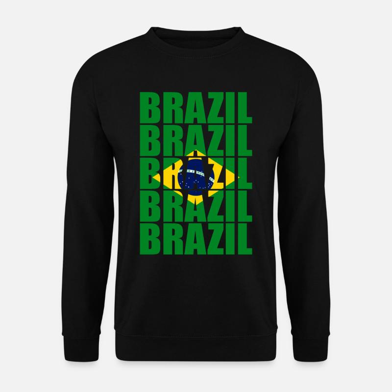 Brasilien - Unisex Pullover - Schwarz