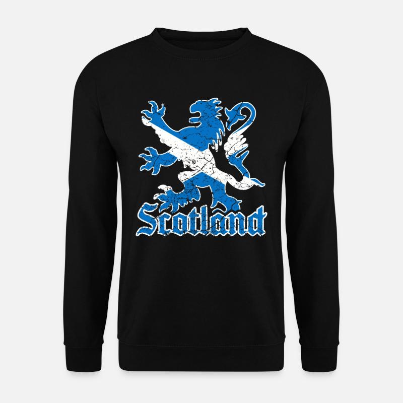 Drapeau écosse lion - Sweat-shirt Unisexe - noir