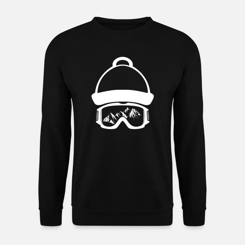 Ski hat - Unisex Sweatshirt - black