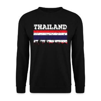 Thaïlande - Sweat-shirt Unisexe - noir - Devant - Alina (178cm) & Michal (187cm)