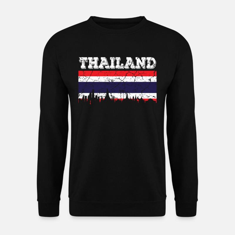 Thaïlande - Sweat-shirt Unisexe - noir